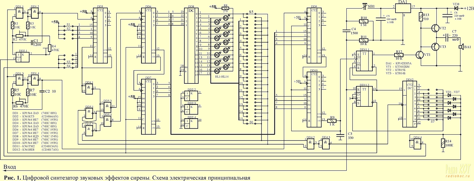 делитель с переменным коэффициентом деления схема