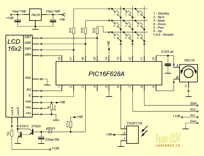 Lm1036n темброблок схема