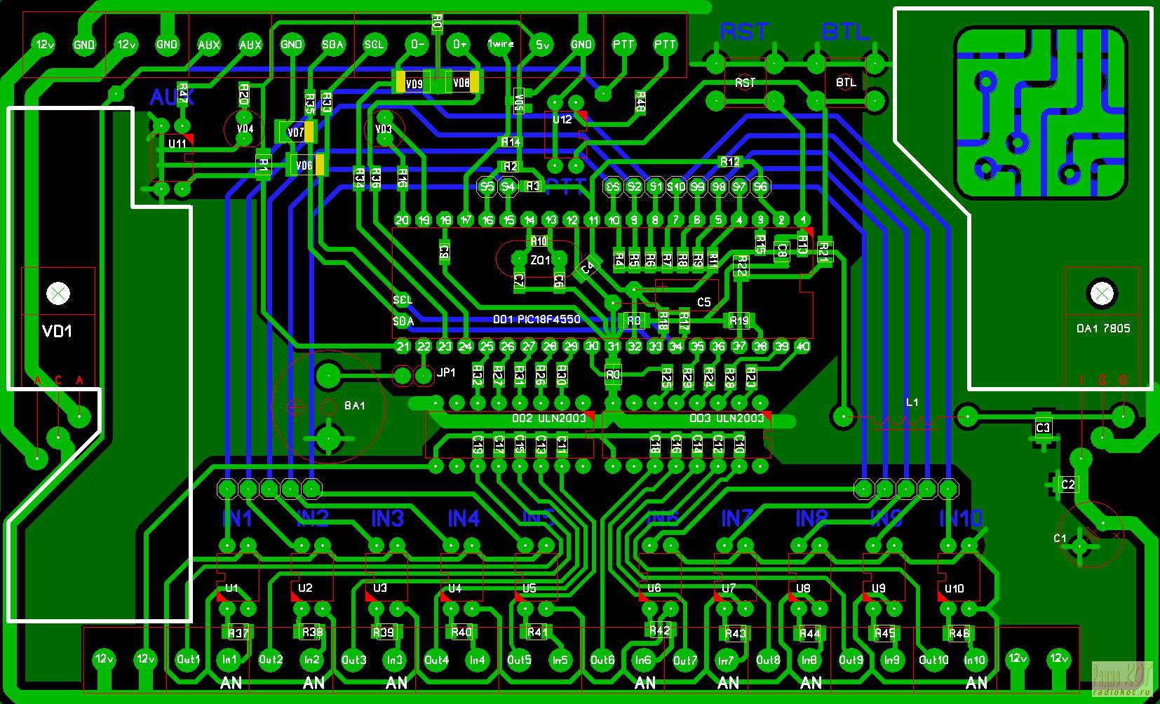 Радиокот. Микроконтроллер pic10f222. Плата микроконтроллера pic18f4520. Dd1 pic16f62ba. Плата на pic18f4550.