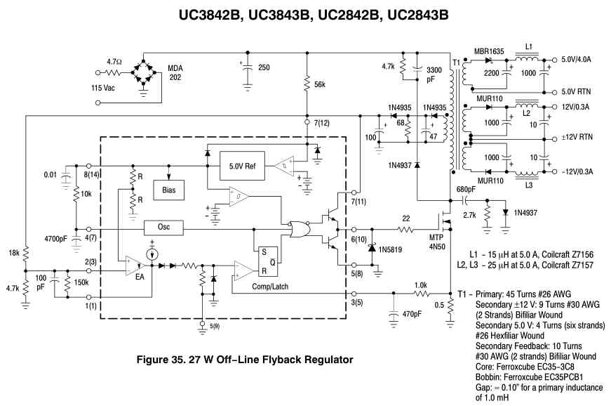 Uc3843b схема включения в сварочном инверторе Фото БЛОК СХЕМА UC3843
