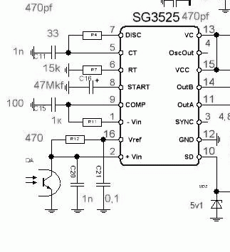 Sg3525ap схема включения в сварочных Форум РадиоКот * Просмотр темы - Стабилизация напряжения на SG3525